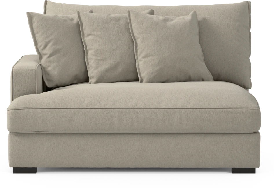 Rossi - 2-sits med armstöd vänster - Grå