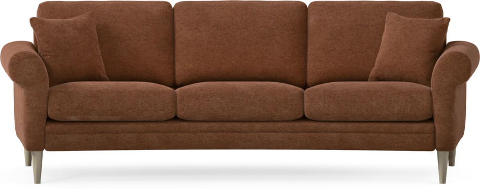 Eden - 3-sits soffa svängd - Orange