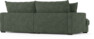 Rossi - 3-sits soffa, hel dyna - Grön