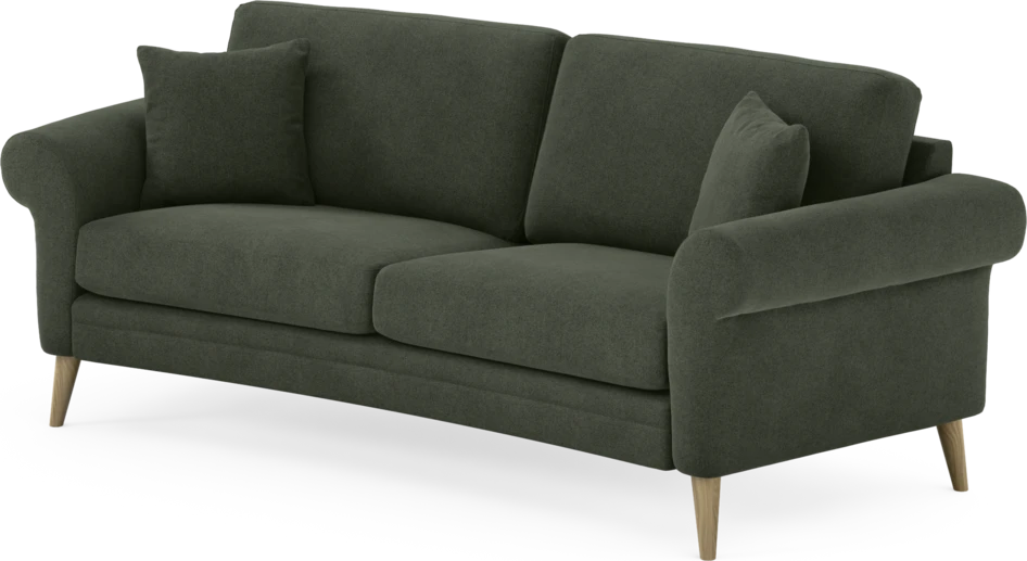 Eden - 2,5-sits soffa svängd - Grön