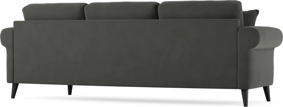 Eden - 3-sits soffa svängd - Grå