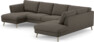 Madison Lux - 2-sits soffa med schäslong vänster och divan höger - Beige