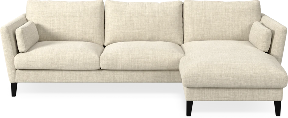 Winston - 3-sits soffa med schäslong, vändbar - Beige