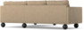 Madison Lux - 2-sits soffa med divan höger - Beige