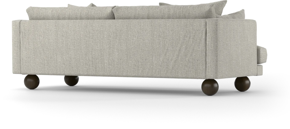 Harper - 3-sits soffa, hel dyna - Vit