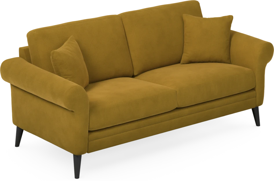 Eden - 2,5-sits soffa - Gul