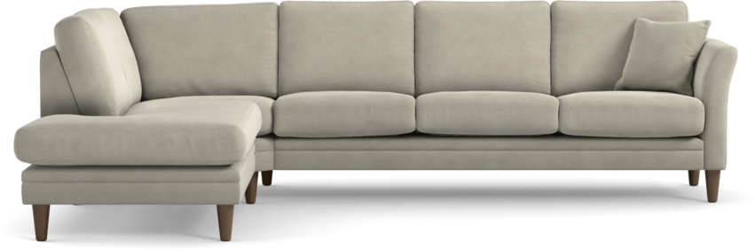 Eden - 3-sits soffa med divan - Brun