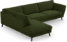 Madison - 3-sits soffa med divan vänster - Grön