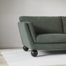 Madison Lux - 2-sits soffa med schäslong vänster - Grön