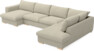 Vida Plus - 3-sits soffa med schäslong vänster och divan höger - Beige