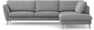Madison Lux - 3-sits soffa med divan höger - Grå