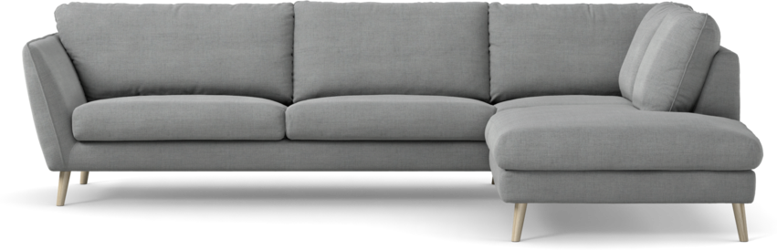 Madison Lux - 3-sits soffa med divan höger - Grå