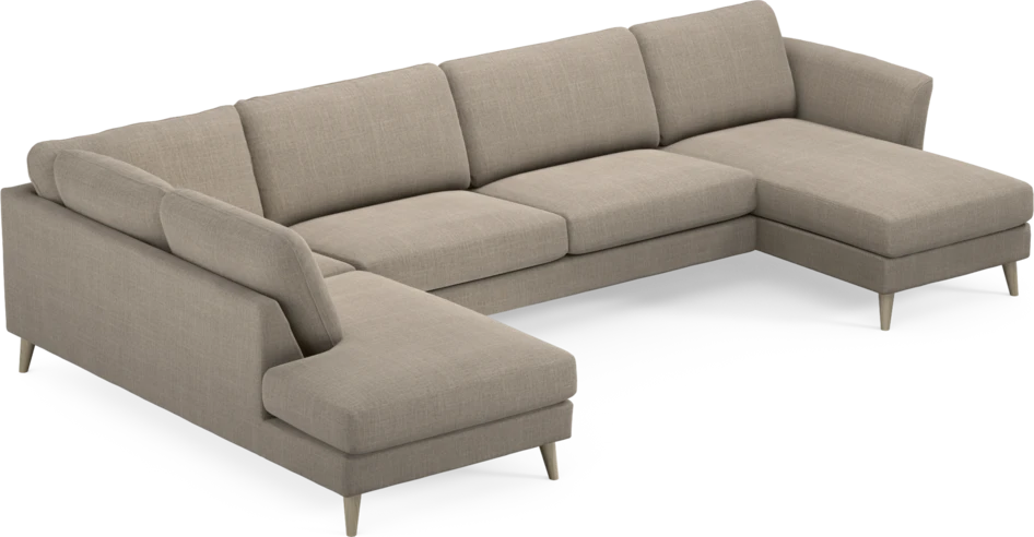 Bridge - 3-sits soffa med divan vänster och schäslong höger - Beige