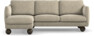 Madison Lux - 2-sits soffa med schäslong vänster - Beige