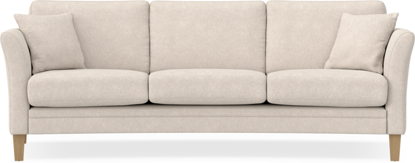 Eden - 3-sits svängd - Beige