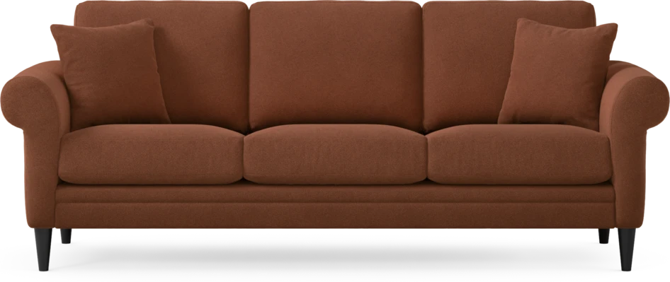 Eden - 3-sits soffa - Orange