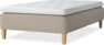 Delux Sense - Ramsäng, enkelsäng med bäddmadrass - Beige