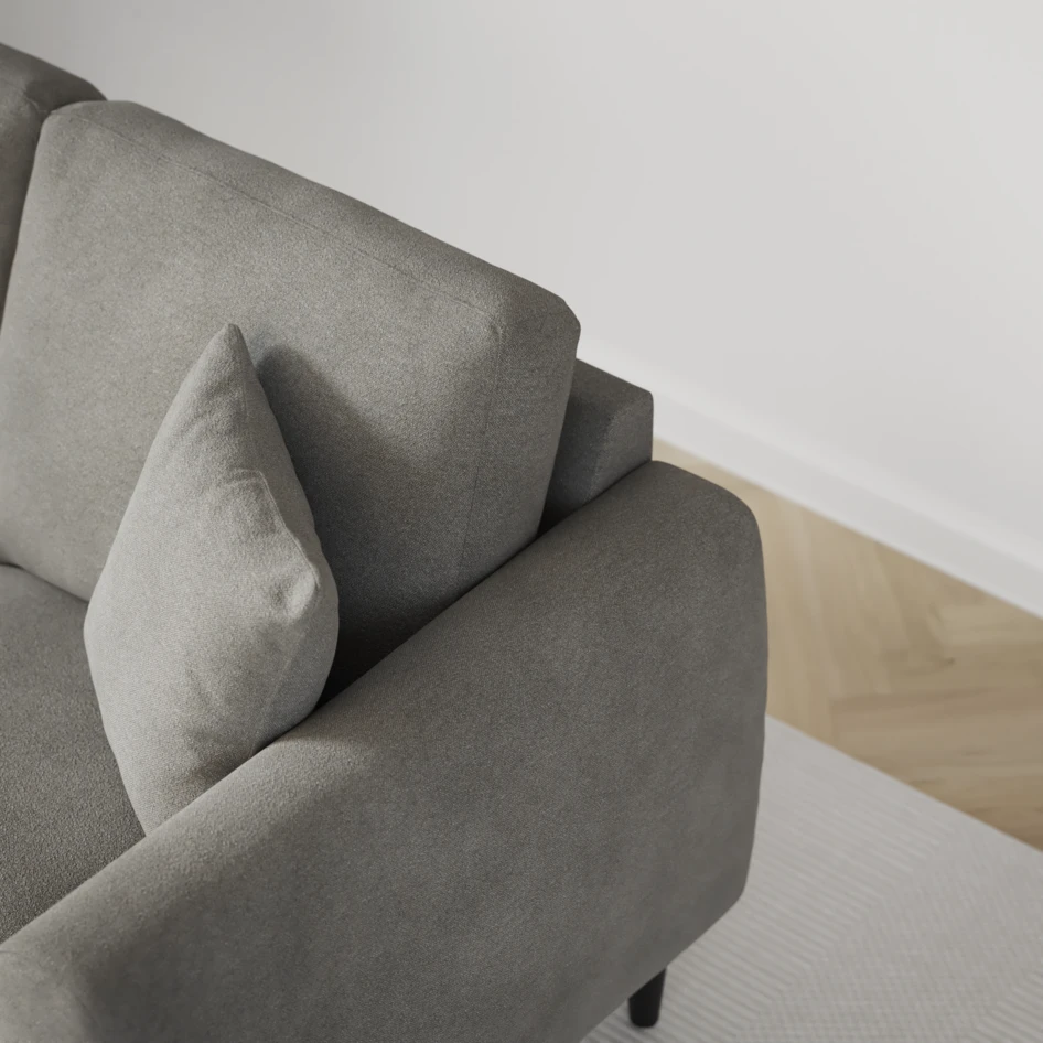 Eden - 2,5-sits soffa svängd - Grå