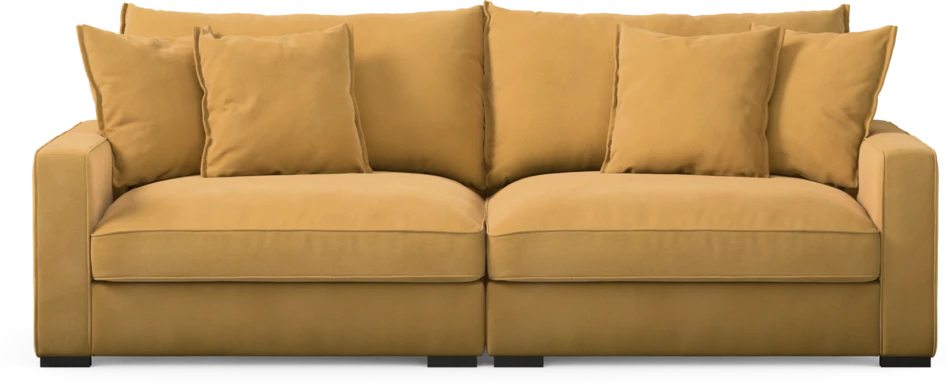 Rossi - 3-sits soffa - Gul