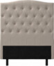 Delux Välvd - Sänggavel, 90-210 cm - Beige