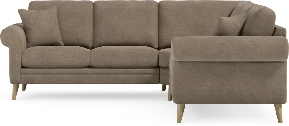 Eden - Hörnsoffa, 2+2-sits - Brun