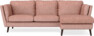 Madison - 2-sits soffa med schäslong höger - Röd