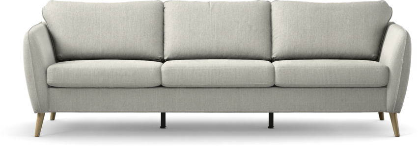 County - 3-sits soffa - Grå