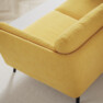 Madison Lux - 2-sits soffa med schäslong vänster - Gul