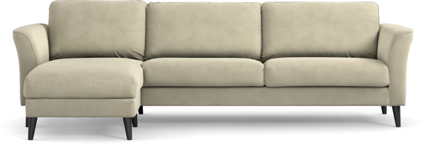 Bridge - 3-sits soffa med schäslong vänster - Beige