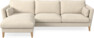 Winston - 3-sits soffa med schäslong, vändbar - Beige