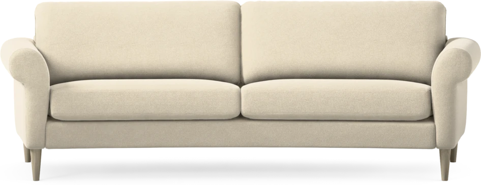 Bridge - 3-sits soffa svängd - Beige