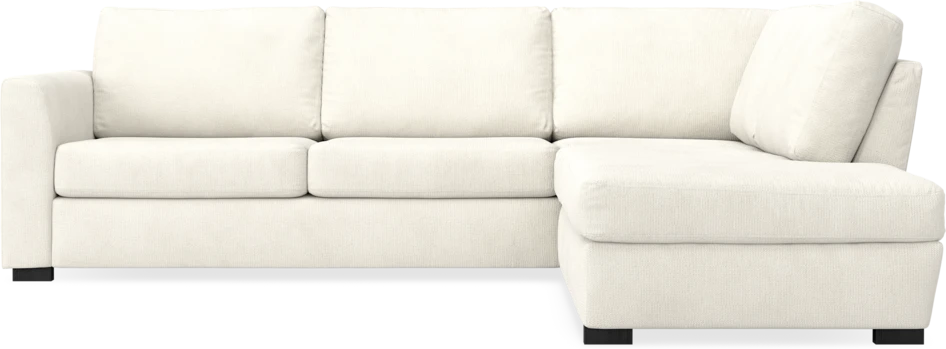 Friday - 2,5-sits soffa med divan höger - Vit