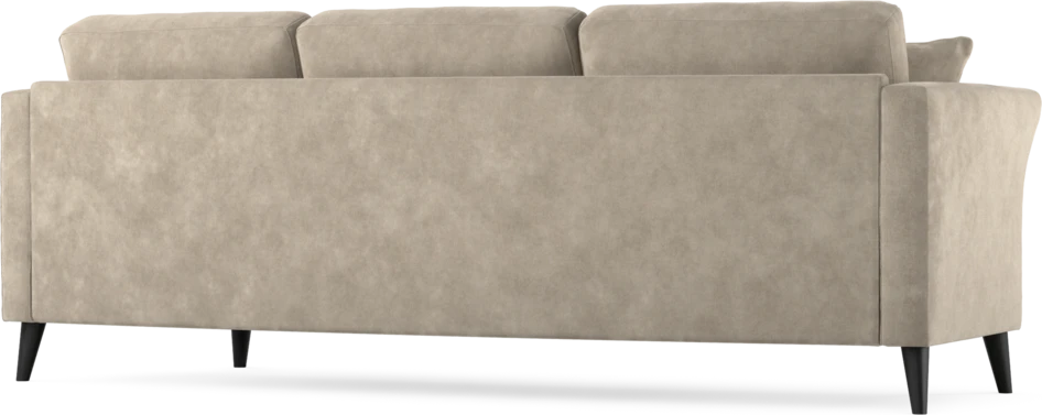 Eden - 3-sits soffa svängd - Beige