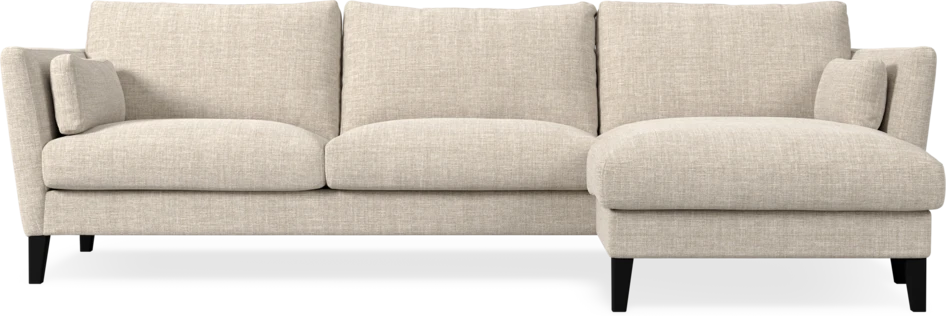 Winston - 3-sits soffa med schäslong, vändbar - Beige