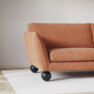 Madison - 2-sits soffa med schäslong höger - Orange