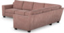 Friday - Hörnsoffa, 3+2-sits - Rosa