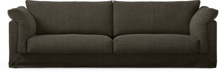 Cherrie - 4-sits soffa med kappa - Brun