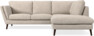 Madison Lux - 2-sits soffa med divan höger - Vit