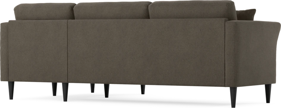 Eden - 2,5-sits soffa med schäslong - Brun