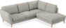 Madison - 2-sits soffa med divan höger - Vit