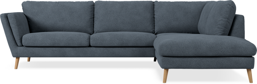 Madison Lux - 3-sits soffa med divan höger - Vit