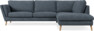 Madison Lux - 3-sits soffa med divan höger - Vit
