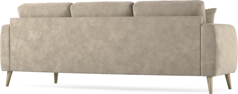 Eden - 3-sits soffa svängd - Beige