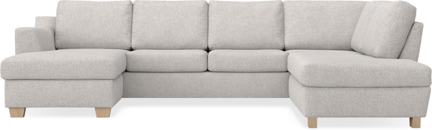 Friday - 3-sits soffa med schäslong vänster och divan höger - Grå