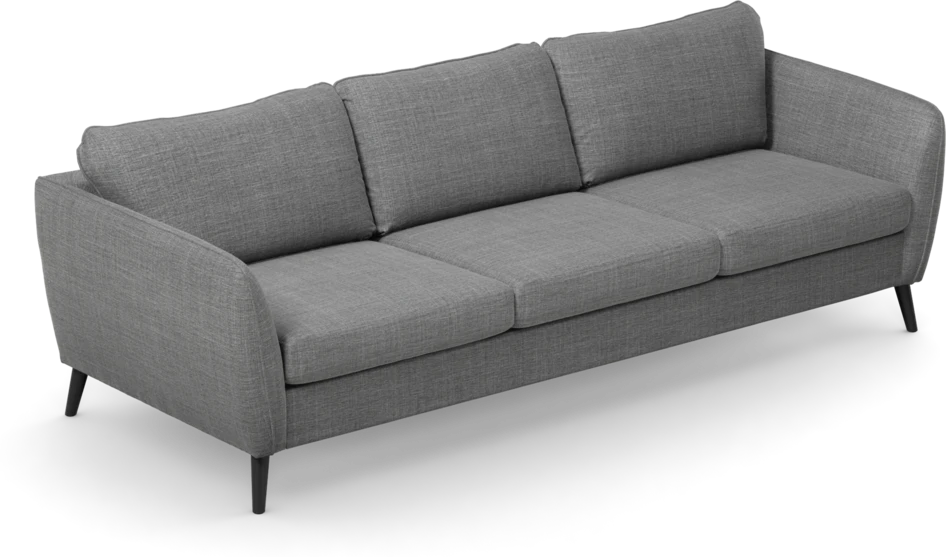 County - 3-sits soffa - Grå