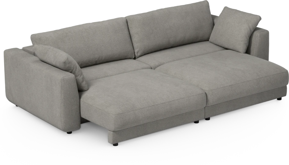 Amie - Bäddsoffa 4-sits - Grå
