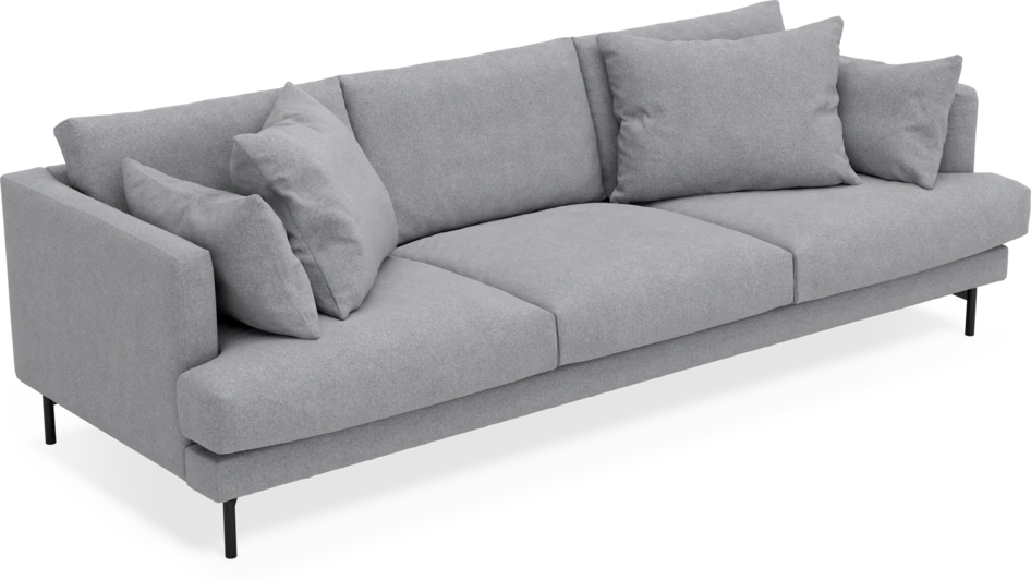 Harper - 4-sits soffa - Grå