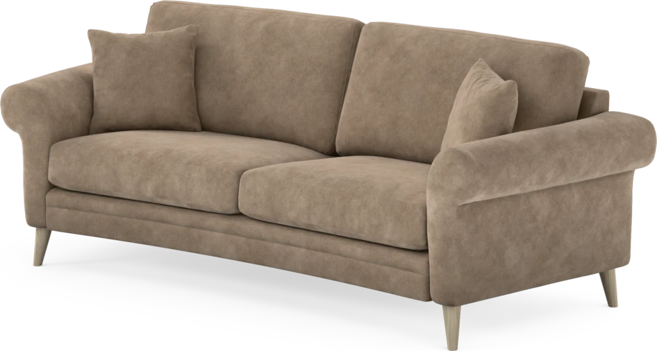 Eden - 2,5-sits soffa svängd - Beige