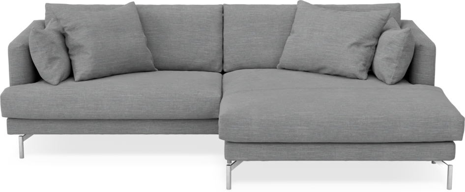 Harper - 4-sits med schäslong XL höger - Grå