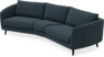 Madison - 3-sits soffa svängd, 90 cm - Turkos
